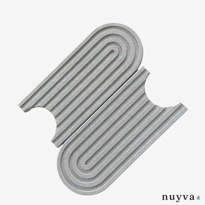 Le Tapis Diatomite Nuyva : Sèche votre évier instantanément