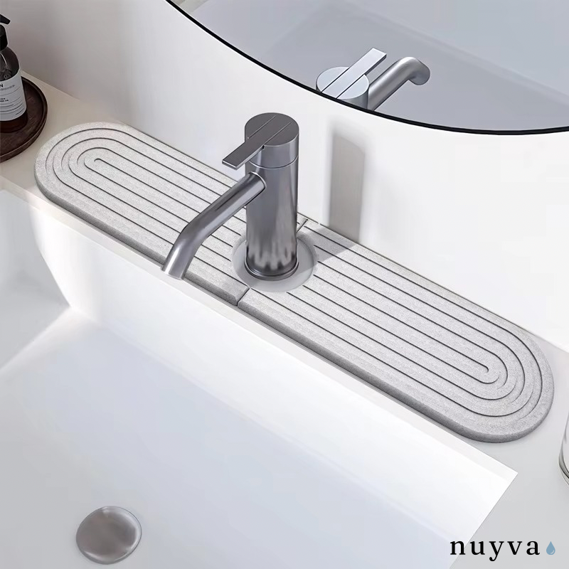 Le Tapis Diatomite Nuyva : Sèche votre évier instantanément
