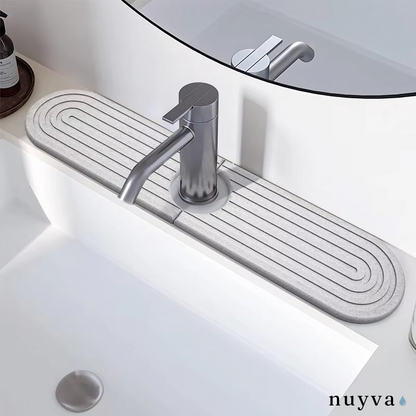 Le Tapis Diatomite Nuyva : Sèche votre évier instantanément