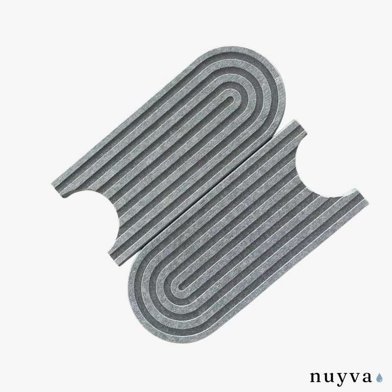 Le Tapis Diatomite Nuyva : Sèche votre évier instantanément