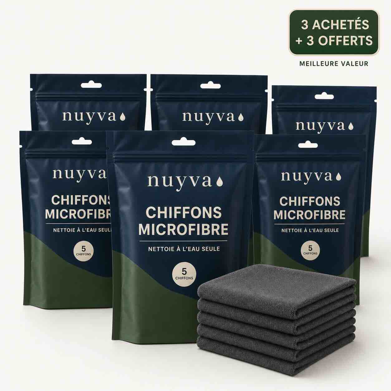 Pack 3 Chiffons magiques Nuyva